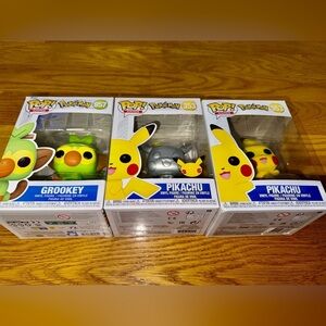 Lot Of 3 Pokémon Funko​​​